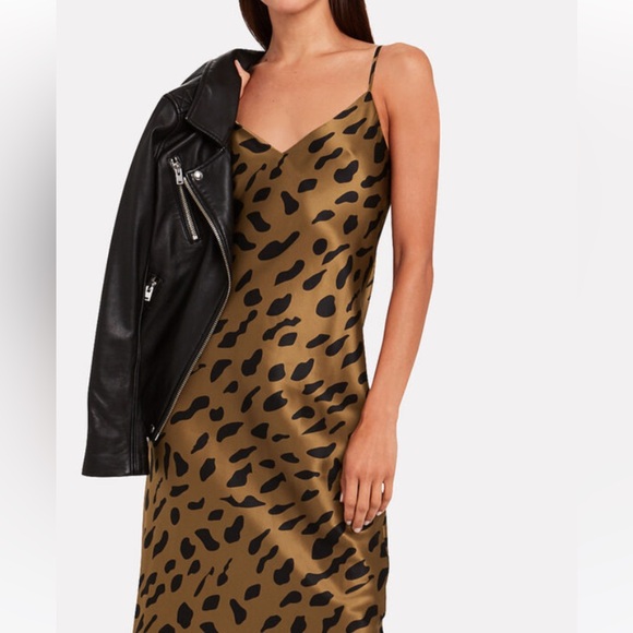 L'AGENCE Leopard Silk Slip Dress - 50% off MSRP!! - Picture 4 of 4